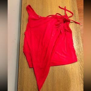 Red Edikted top and skirt